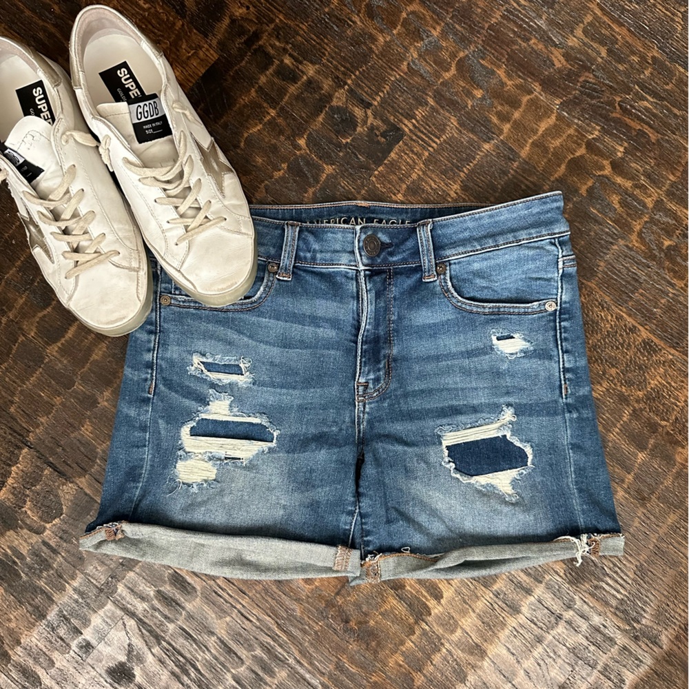 EUC American Eagle Denim Shorts Size 8